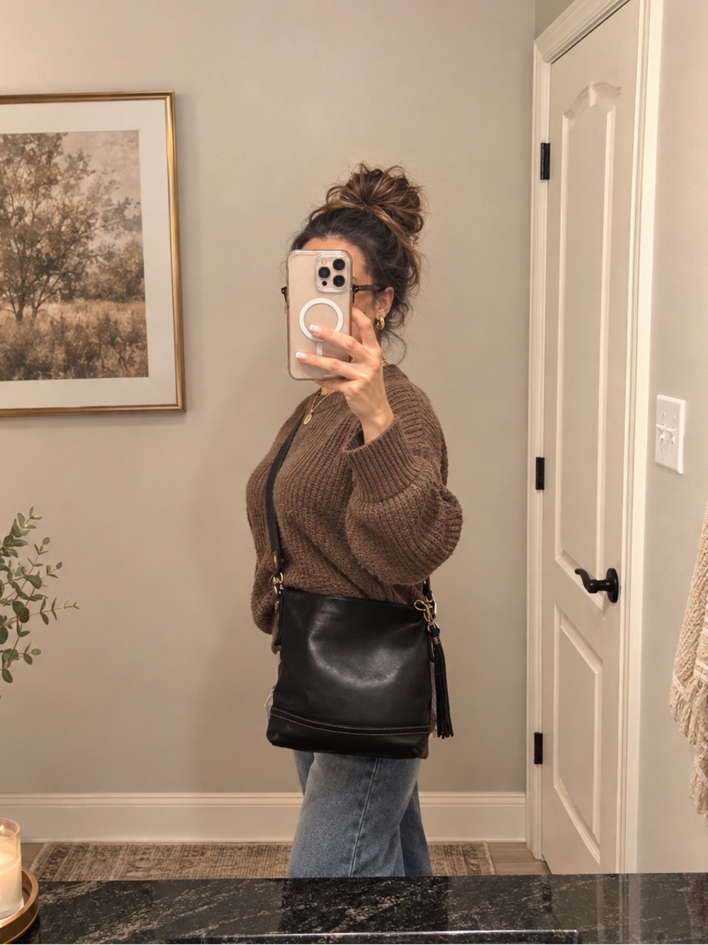 Vintage Coach Legacy Slim
Duffle Bag - Black Glove
Tanned Leather Style #1415